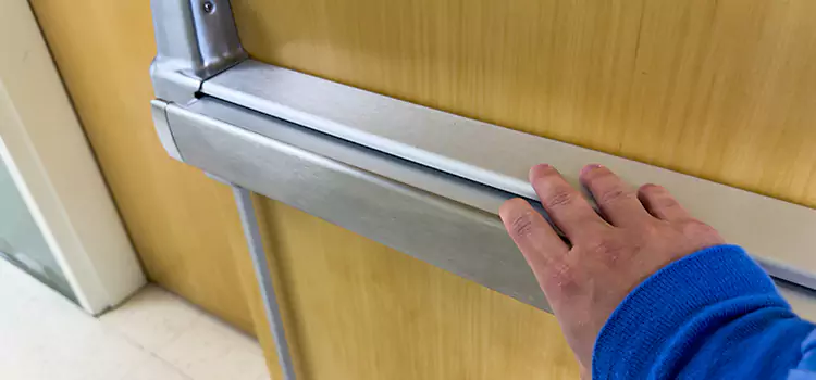 Installing a Push Bar on a Door Marietta